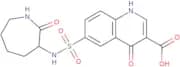 4-Oxo-6-{[(2-oxoazepan-3-yl)amino]sulfonyl}-1,4-dihydroquinoline-3-carboxylic acid