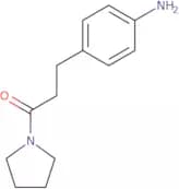 [4-(3-Oxo-3-pyrrolidin-1-ylpropyl)phenyl]amine