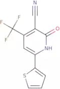 2-Oxo-6-thiophen-2-yl-4-trifluoromethyl-1,2-dihydropyridine-3-carbonitrile