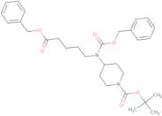 4-[[5-Oxo-5-(phenylmethoxy)pentyl][(phenylmethoxy)carbonyl]amino]-1-piperidinecarboxylic acid t-bu…