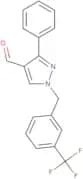 3-Phenyl-1-[3-(trifluoromethyl)benzyl]-1H-pyrazole-4-carbaldehyde