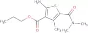 Propyl 2-amino-5-[(dimethylamino)carbonyl]-4-methylthiophene-3-carboxylate