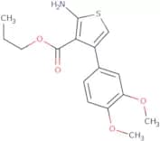 Propyl 2-amino-4-(3,4-dimethoxyphenyl)thiophene-3-carboxylate