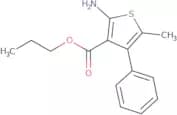 Propyl 2-amino-5-methyl-4-phenylthiophene-3-carboxylate