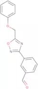 3-[5-(Phenoxymethyl)-1,2,4-oxadiazol-3-yl]benzaldehyde