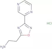 [2-(3-Pyrazin-2-yl-1,2,4-oxadiazol-5-yl)ethyl]amine hydrochloride
