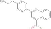 2-(4-Propylphenyl)quinoline-4-carbonyl chloride