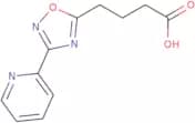 4-(3-Pyridin-2-yl-1,2,4-oxadiazol-5-yl)butanoic acid