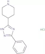 4-(3-Phenyl-1H-1,2,4-triazol-5-yl)piperidine hydrochloride