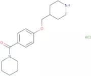 1-[4-(Piperidin-4-ylmethoxy)benzoyl]piperidine hydrochloride