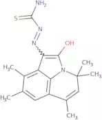 (1E)-4,4,6,8,9-Pentamethyl-4H-pyrrolo[3,2,1-ij]quinoline-1,2-dione 1-thiosemicarbazone