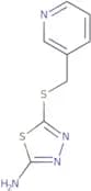 5-[(Pyridin-3-ylmethyl)thio]-1,3,4-thiadiazol-2-amine