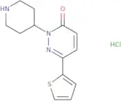 2-Piperidin-4-yl-6-(2-thienyl)pyridazin-3(2H)-one hydrochloride