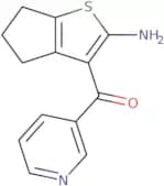 3-(Pyridine-3-carbonyl)-4H,5H,6H-cyclopenta[B]thiophen-2-amine