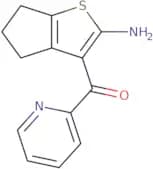 3-(Pyridine-2-carbonyl)-4H,5H,6H-cyclopenta[B]thiophen-2-amine