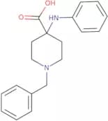 4-(Phenylamino]-1-benzyl-4-piperidinecarboxylic acid