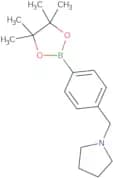 4-((Pyrrolidine)methyl)phenylboronic acid pinacol ester hydrochloride