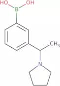 [3-(1-Pyrrolidin-1-ylethyl)phenyl]boronic acid