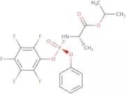 N-[(S)-(2,3,4,5,6-Pentafluorophenoxy)phenoxyphosphinyl]-L-alanine 1-methylethyl ester
