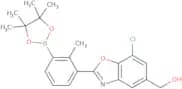 (7-Chloro-2-(2-methyl-3-(4,4,5,5-tetramethyl-1,3,2-dioxaborolan-2-yl)phenyl)benzo[D]oxazol-5-yl)me…