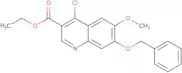 3-Quinolinecarboxylicacid,4-chloro-6-methoxy-7-(phenylmethoxy)-,ethylester