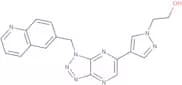 2-(4-(3-(quinolin-6-ylmethyl)-3H-[1,2,3]triazolo[4,5-b]pyrazin-5-yl)-1H-pyrazol-1-yl)ethanol