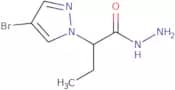 2-(4-Bromo-1H-pyrazol-1-yl)butanohydrazide