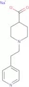 Sodium 1-(2-pyridin-4-ylethyl)piperidine-4-carboxylate