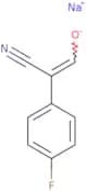 Sodium (Z)-2-cyano-2-(4-fluorophenyl)ethylenolate
