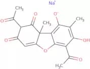 2,6-Diacetyl-7,9-dihydroxy-8,9b-dimethyldibenzofuran-1,3(2H,9bH)-dione monosodium