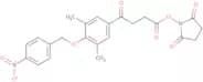 Succinimidyl 4-[3,5-Dimethyl-4-(4-nitrobenzyloxy)phenyl]-4-oxobutyrate