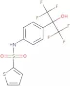 N-[4-[2,2,2-Trifluoro-1-hydroxy-1-(trifluoromethyl)ethyl]phenyl]-2-thiophenesulfonamide