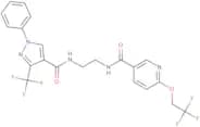 6-(2,2,2-Trifluoroethoxy)-N-[2-[[[1-phenyl-3-(trifluoromethyl)-1H-pyrazol-4-yl]carbonyl]amino]ethy…