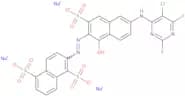Trisodium 2-[(2Z)-2-[6-[(5-Chloro-2,6-Difluoropyrimidin-4-Yl)Amino]-1-Oxo-3-Sulfonatonaphthalen-2-…