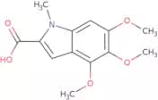 4,5,6-Trimethoxy-1-methyl-1H-indole-2-carboxylic acid