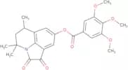 4,4,6-Trimethyl-1,2-dioxo-1,2,5,6-tetrahydro-4H-pyrrolo[3,2,1-ij]quinolin-8-yl 3,4,5-trimethoxyben…