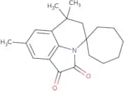 6',6',8'-Trimethyl-5',6'-dihydrospiro[cycloheptane-1,4'-pyrrolo[3,2,1-ij]quinoline]-1',2'-dione