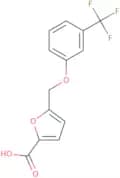 5-{[3-(Trifluoromethyl)phenoxy]methyl}-2-furoic acid