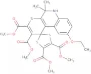 Tetramethyl 9'-ethoxy-5',5'-dimethyl-5',6'-dihydrospiro[1,3-dithiole-2,1'-thiopyrano[2,3-c]quinoli…