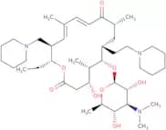 20-Deoxo-23-deoxy-5-O-[3,6-dideoxy-3-(dimethylamino)-β-D-glucopyranosyl]-20,23-di-1-piperidinyltyl…