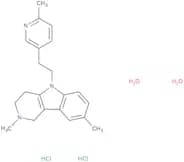 2,3,4,5-Tetrahydro-2,8-dimethyl-5-[2-(6-methyl-3-pyridinyl)ethyl]-1H-pyrido[4,3-b]indoleHydrochlor…