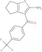 3-[4-(Trifluoromethyl)benzoyl]-4H,5H,6H-cyclopenta[B]thiophen-2-amine