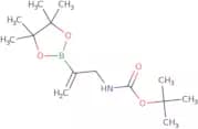 3-((Tert-butoxycarbonyl)amino)-2-(4,4,5,5-tetramethyl-1,3-dioxolan-2-yl)prop-1-en-1-ylium