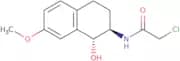 N-[(1R,2R)-1,2,3,4-Tetrahydro-1-hydroxy-7-methoxy-2-naphthalenyl]chloroacetamide