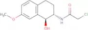 N-[(1S,2S)-1,2,3,4-Tetrahydro-1-hydroxy-7-methoxy-2-naphthalenyl]-chloroacetamide