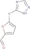 5-(4H-1,2,4-Triazol-3-ylthio)-2-furaldehyde