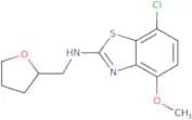 7-Chloro-4-methoxy-N-(tetrahydrofuran-2-ylmethyl)-1,3-benzothiazol-2-amine