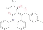 2-[2-(4-Fluorophenyl)-2-oxo-1-phenylethylidene]-4-methyl-3-oxo-N-phenylpentanamide