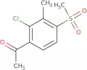 1-(2-chloro-4-methanesulfonyl-3-methylphenyl)ethan-1-one