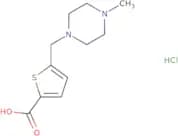 5-[(4-Methylpiperazin-1-yl)methyl]thiophene-2-carboxylic acid hydrochloride